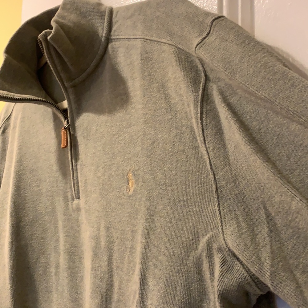 Polo by Ralph Lauren quarter zip pullover Green Grey